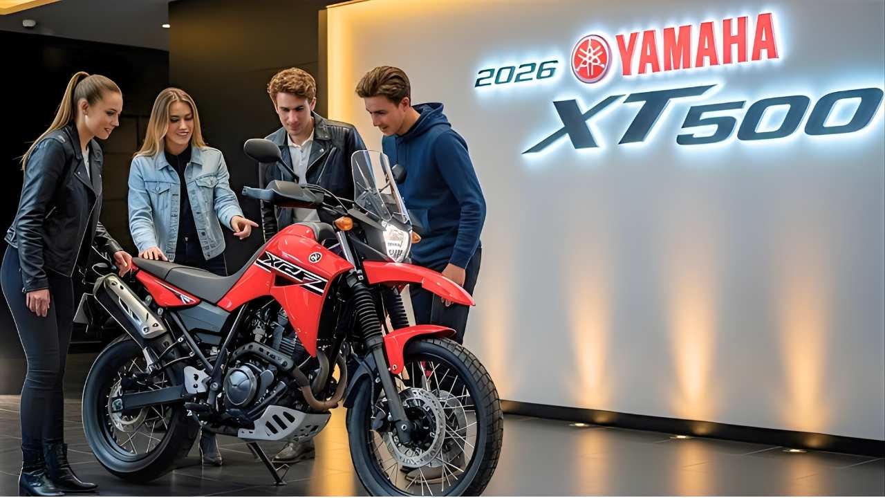 2026 Yamaha XT 500: la moto trail que regresa con diseño clásico, potencia renovada y espíritu aventurero