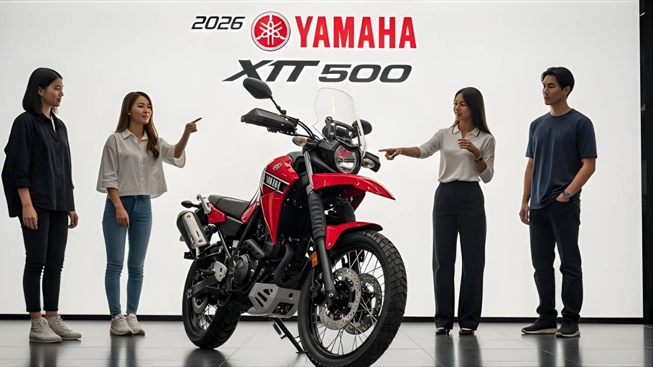 2026 Yamaha XT 500: la moto retro aventurera que conquista con diseño legendario, gran resistencia y espíritu todoterreno