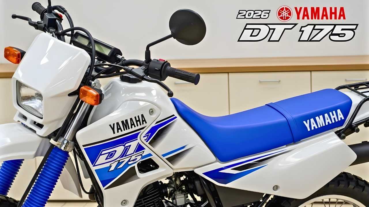 2026 Yamaha DT175: la moto legendaria que regresa con diseño clásico, espíritu off-road y rendimiento confiable