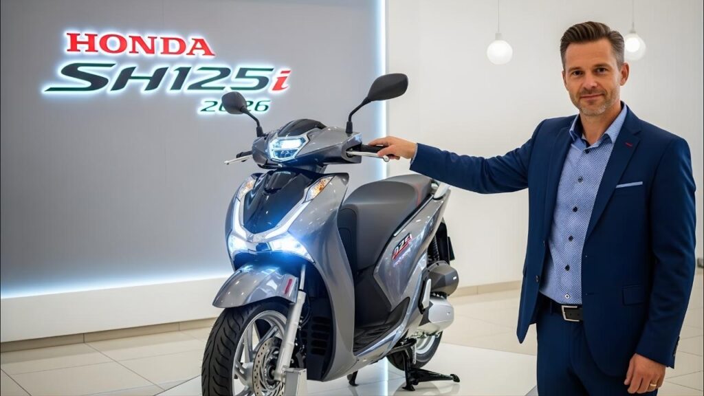 2026 Honda SH125i: el scooter urbano que enamora con diseño elegante, bajo consumo y tecnología inteligente