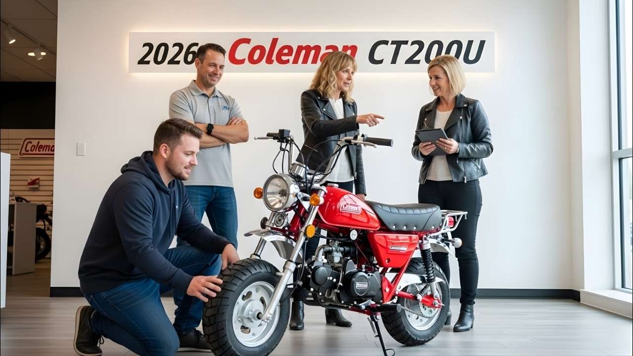2026 Coleman CT200U: la minibike todoterreno que sorprende con diseño compacto, gran resistencia y diversión total fuera del asfalto